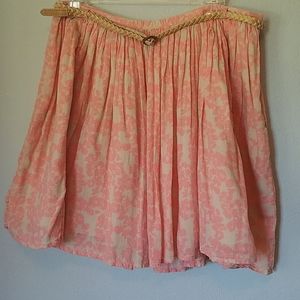 Women's Old Navy pink and tan skirt